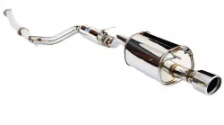 Invidia 14-15 Civic Si Coupe Q300 Rolled Stainless Steel Tip Cat-Back Exhaust