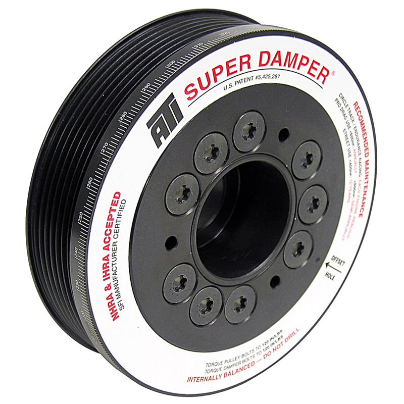 ATI Damper 00-09 S2000 F20/F22 5.67-inch 6-Groove Aluminum Street Harmonic Balancer Damper