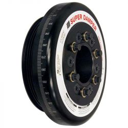 ATI B-Series 6.325-inch Aluminum with Steel Hub and 4-Groove Design Damper