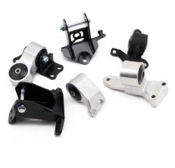 Innovative Mounts 06-11 Civic Si 75A K-Series Black Billet Aluminum Engine Mounts