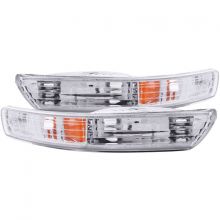 ANZO 98-01 Integra Chrome Euro Parking Lights with Amber Reflector ANZO 98-01 Integra Chrome Euro Parking Lights with Amber Reflector