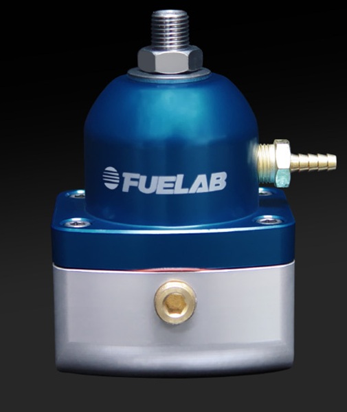 Fuelab Blue EFI Adjustable Fuel Pressure Regulator 2 -6AN Inlets