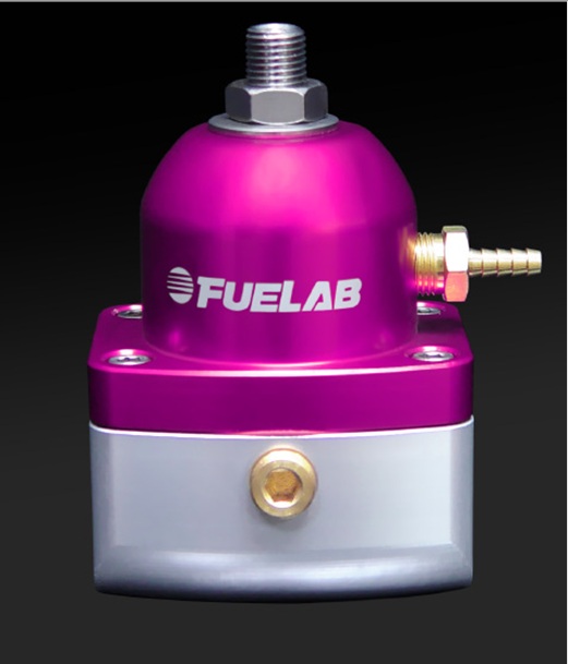 Fuelab Purple EFI Adjustable Fuel Pressure Regulator 2 -6AN Inlets
