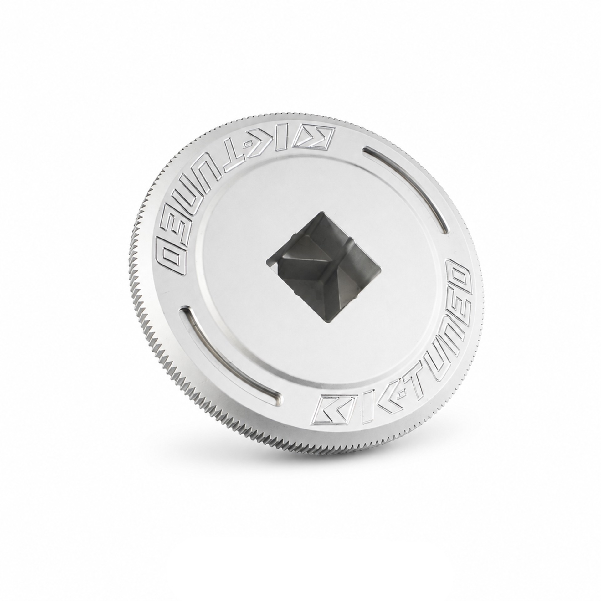 K-Tuned Silver Billet Flush Oil Cap