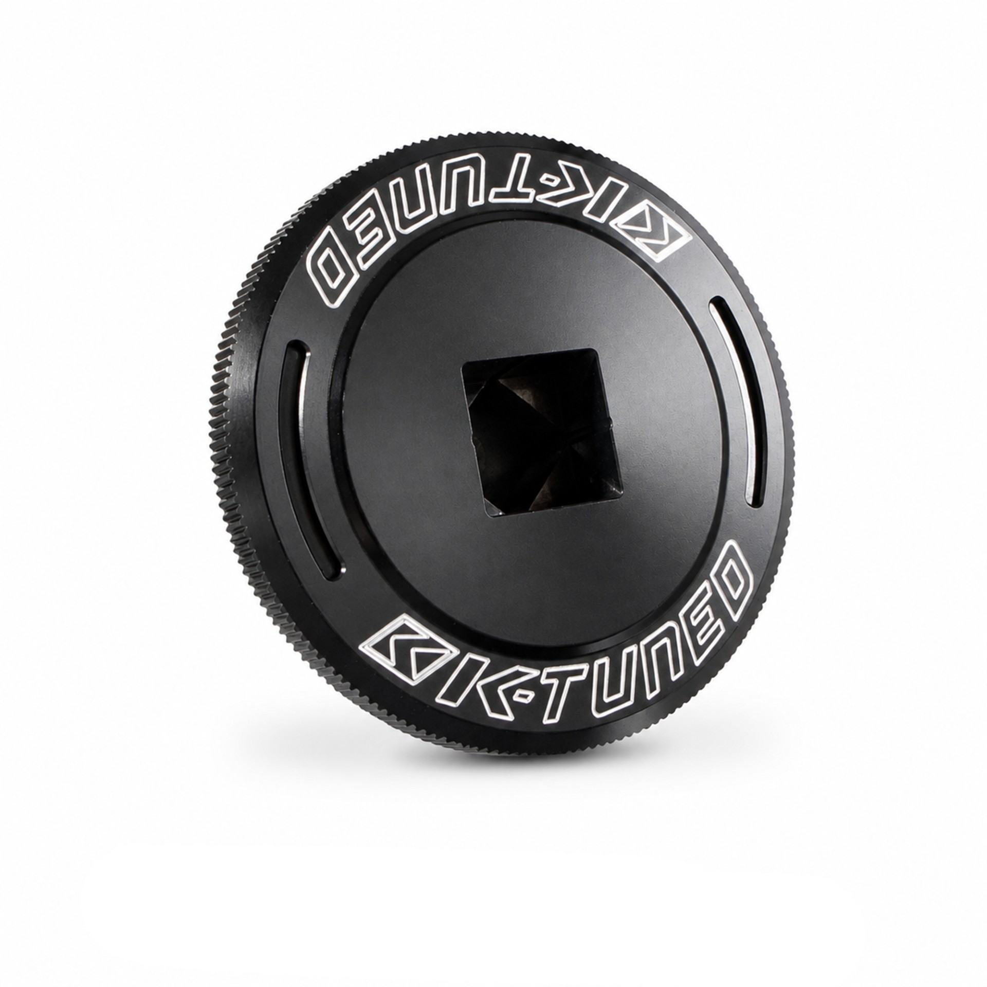 K-Tuned Black Billet Flush Oil Cap