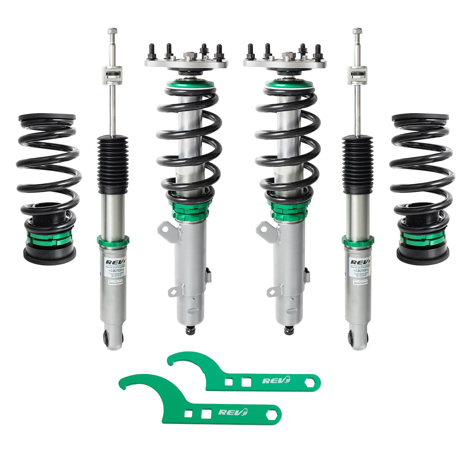 Rev9Power 23-26 CR-V RS Hyper-Street 3 Coilover Kit with Inverted Shocks