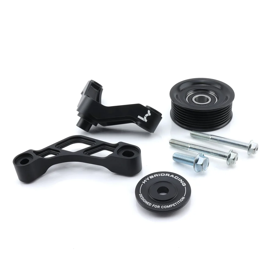 Hybrid Racing K24A Idler Bracket with Pulley and 165mm Belt Combo