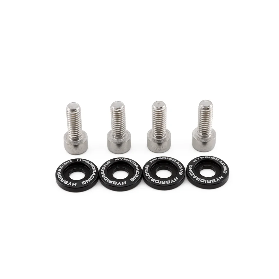 Hybrid Racing Black M6X1.0 Accessory Hardware Kit