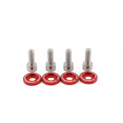 Hybrid Racing Red M6X1.0 Accessory Hardware Kit