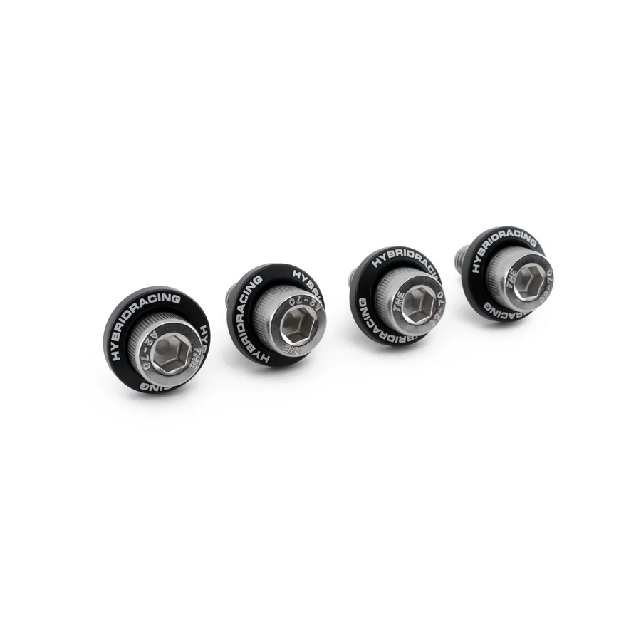 Hybrid Racing Black M8X1.25 Accessory Hardware Kit