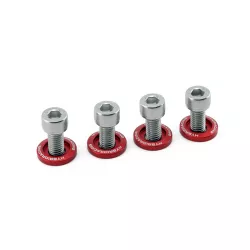 Hybrid Racing Red M8X1.25 Accessory Hardware Kit