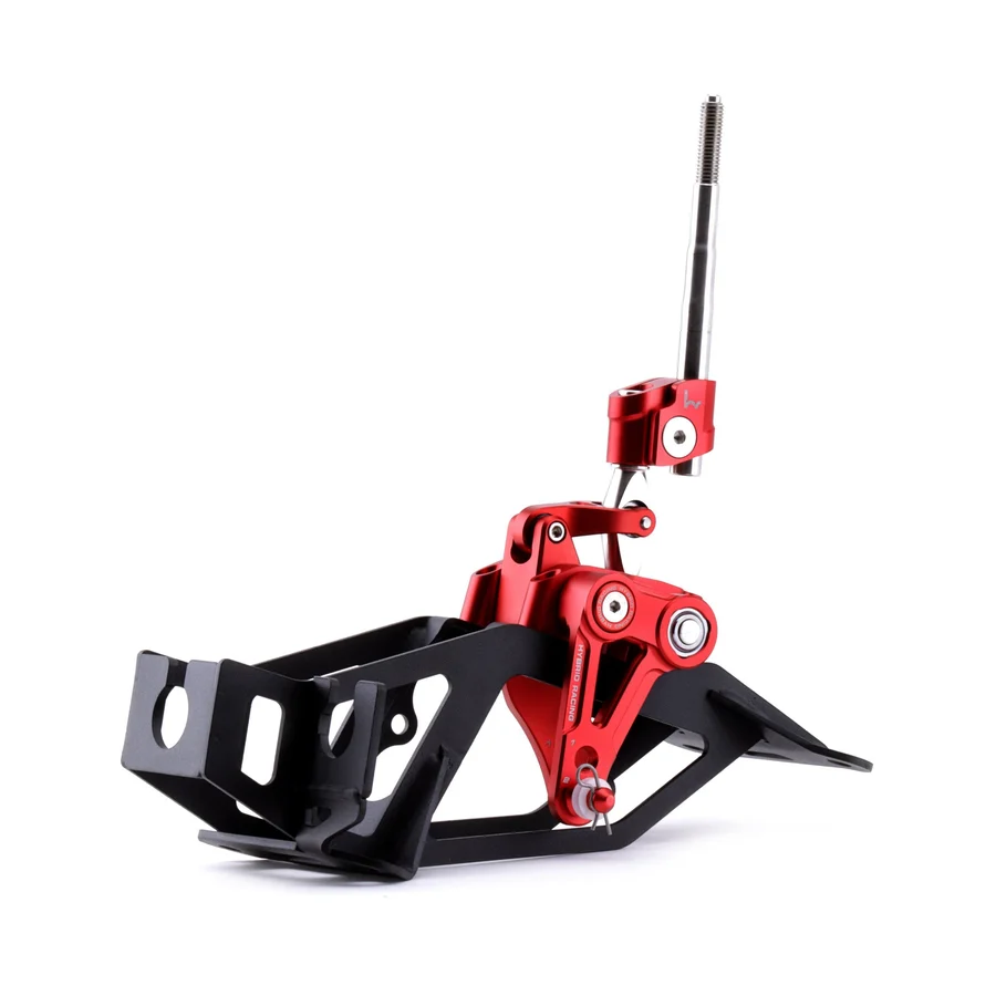 Hybrid Racing 07-13 Honda Fit Dust Red Short Shifter