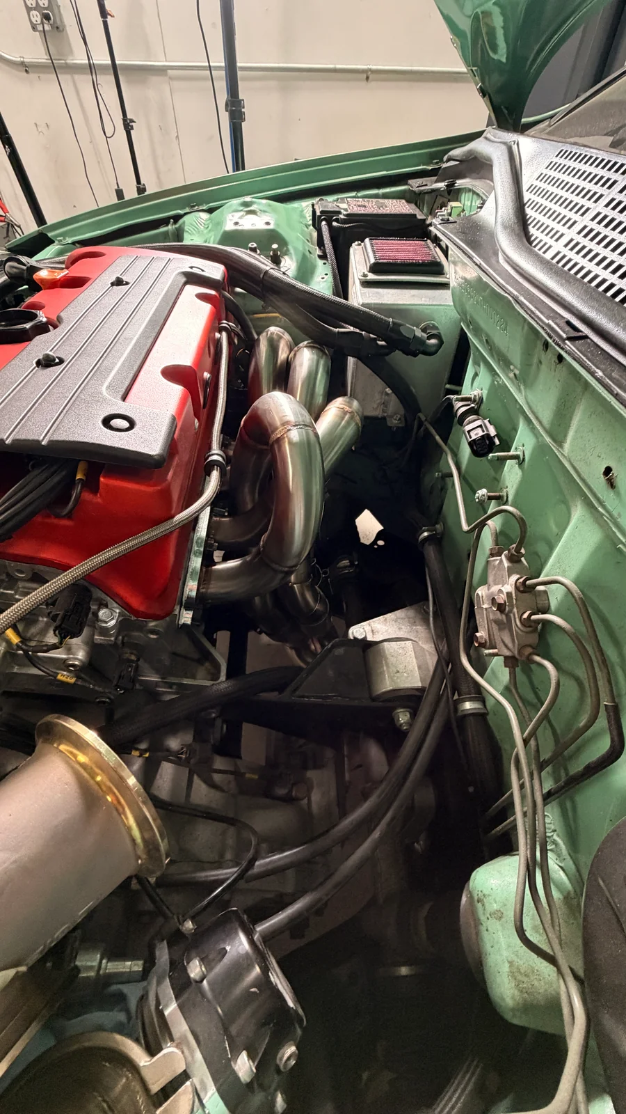 PLM 92-00 Civic/94-01 Integra K Swap K24/K20 AWD Power Driven Ramhorn Header