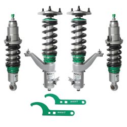 Rev9Power 01-05 Civic EM2 Hyper-Street 3 Coilover Kit with Inverted Shocks and Extended Top Hats