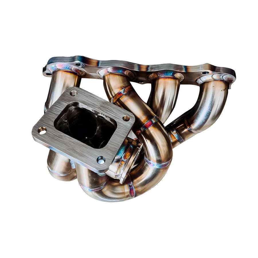 SpeedFactory 92-00 Civic/94-01 Integra K-Swap T4 Divided/60mm Turbosmart WG Top Mount Turbo Manifold
