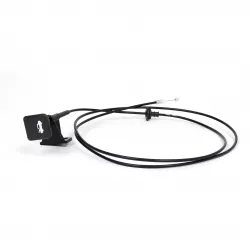 Honda 02-06 RSX Graphite Black Hood Latch Cable