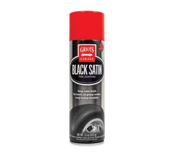 Griot's Garage 6-Pack Case 15oz Aerosol Black Satin Tire Coating