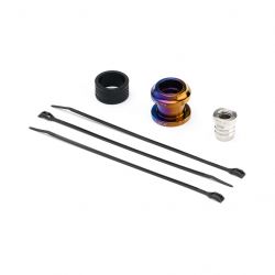 Acuity Burnt Titanium Shift Boot Collar Upgrade for M10x1.5 Shifters