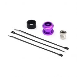Acuity Satin Purple Aluminum Finish Shift Boot Collar Upgrade for M10x1.5 Shifters
