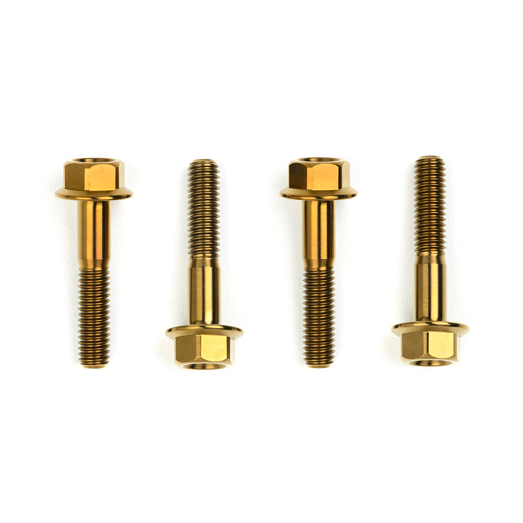 Acuity Gold Anodized Titanium Mounting Hardware for Acuity 1971 Engine Covers