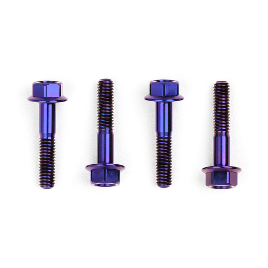 Acuity Purple Anodized Titanium Mounting Hardware for Acuity 1971 Engine Covers