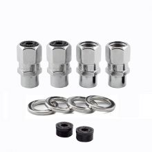 McGard Chrome Racing Pro Stock .490" Shank Lug Nuts: 4 Pack M12 x 1.5 McGard Chrome Racing Pro Stock .490" Shank Lug Nuts: 4 Pack M12 x 1.5