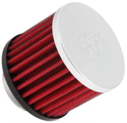 K&N 1.375 inch ID Clamp On Crankcase Vent Filter