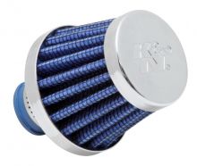 K&N Blue 2 inch Base OD Rubber Base Crankcase Vent Filter K&N Blue 2 inch Base OD Rubber Base Crankcase Vent Filter