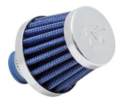 K&N Blue 2 inch Base OD Rubber Base Crankcase Vent Filter