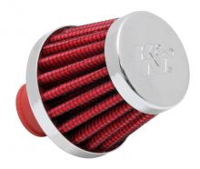 K&N Red 2 inch Base OD Rubber Base Crankcase Vent Filter
