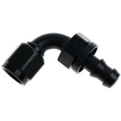Russell Black 90 Twist-Lok Hose End: -6AN