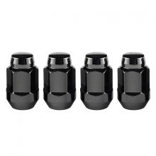 McGard Chrome/Black Bulge Cone Seat Style Lugs:4 Pack M12 x 1.5