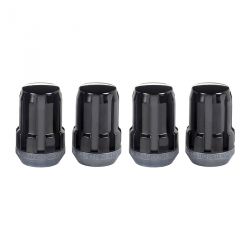 McGard Chrome/Black Cone Seat SplineDrive Lug Nuts: 4 Pack M12 x 1.5