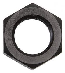 Russell 6AN Black Bulkhead Nut
