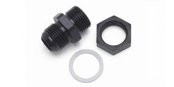 Russell Black 6AN Bulkhead Fitting