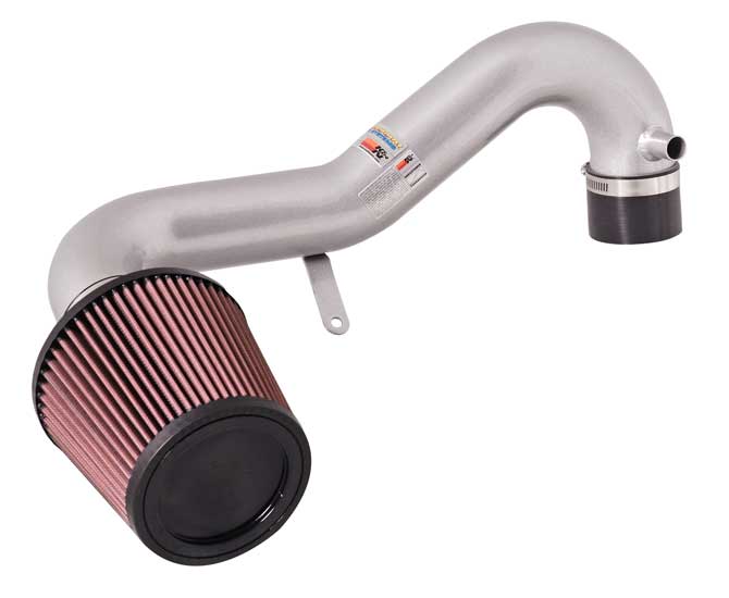 K&N 01-05 Civic 1.7L Silver Typhoon Short Ram Intake