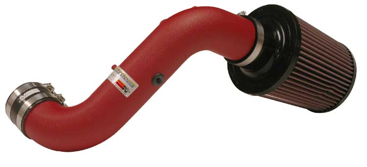 K&N 02-05 Civic Si / 02-06 RSX Type-S Wrinkle Red Typhoon Short Ram Intake