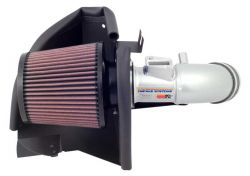 K&N 06-11 Civic 1.8L Silver Typhoon Short Ram Intake