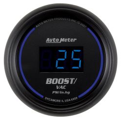 AutoMeter Cobalt Digital Black Vacuum Gauge