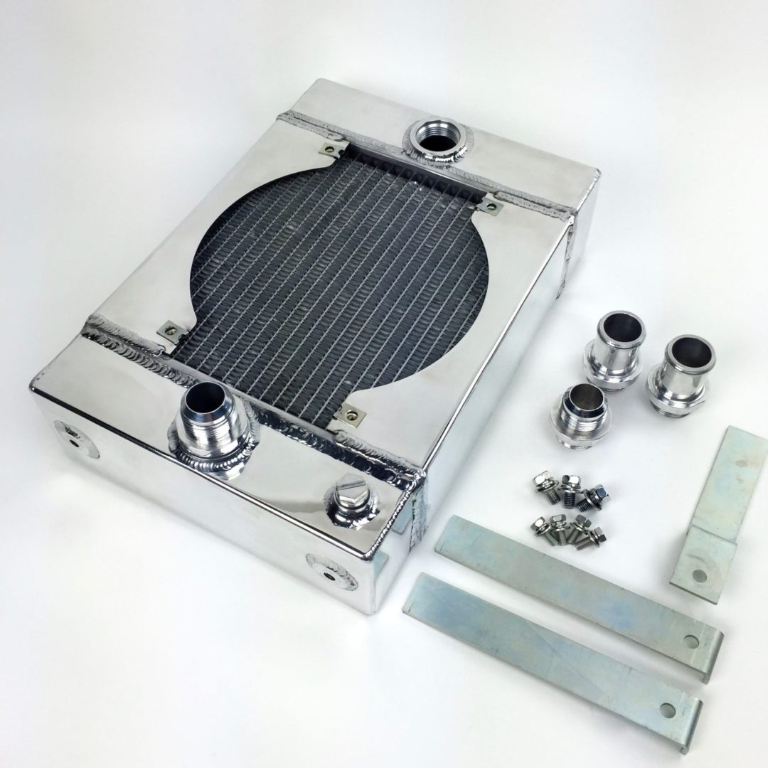 CSF The KING Drag Radiator with SPAL Fan Kit