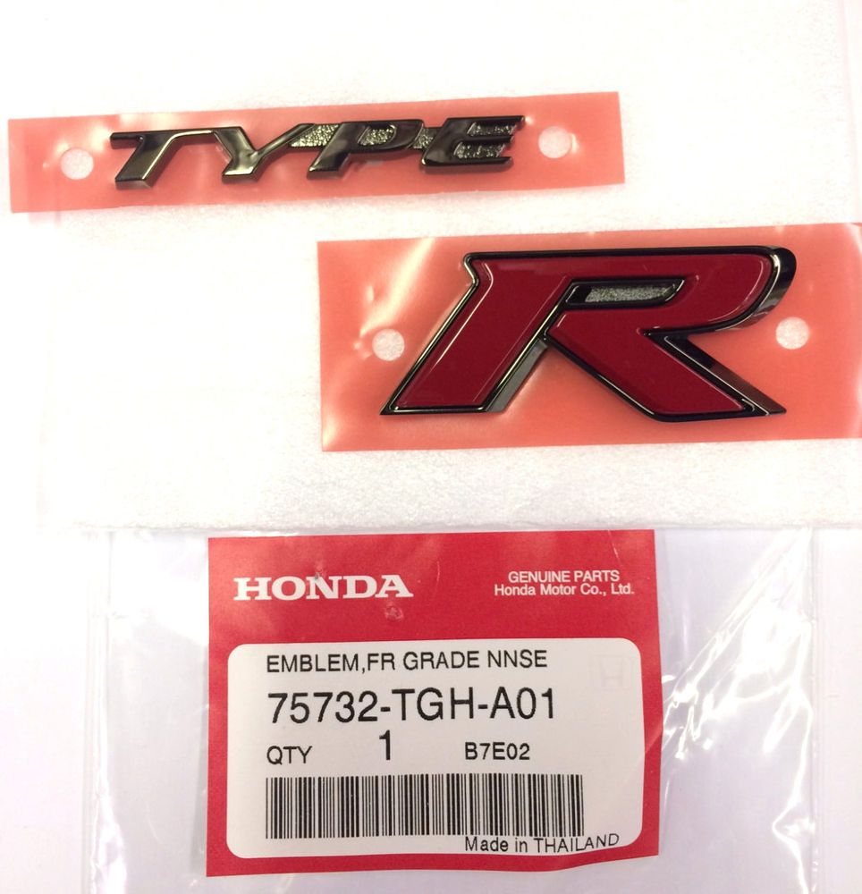 Honda OEM 17-21 Civic Type-R Rear Type-R Emblem