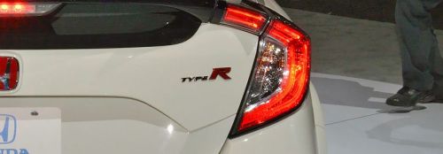 Honda OEM 17-21 Civic Type-R Rear Type-R Emblem | 75723-TGH-A01
