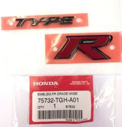 Honda OEM 17-21 Civic Type-R Rear Type-R Emblem