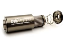 DeatschWerks 110mm Stainless Steel 10AN 10 Micron Universal Inline Fuel Filter Housing Kit