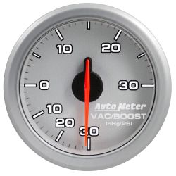 AutoMeter Silver AirDrive HG/30 PSI Boost Gauge