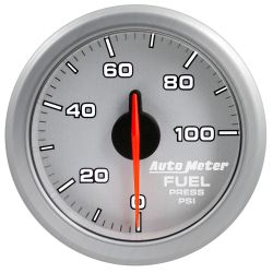 AutoMeter Silver AirDrive 0-100 PSI Fuel Pressure Gauge