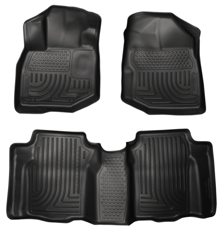 Husky Liners 09-12 Fit Front and Rear Black Floor Liners