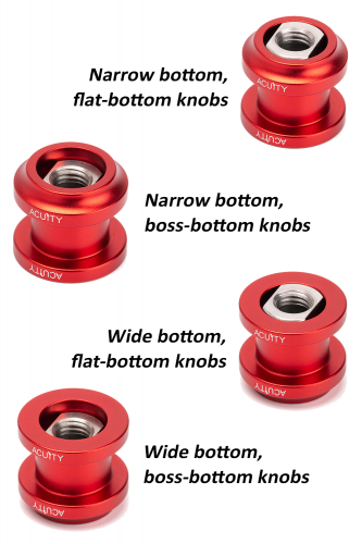 Acuity Instruments Satin Red Shift Boot Adapter | 1924-K4 | K