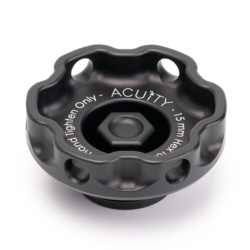 Acuity Satin Black Podium Oil Cap