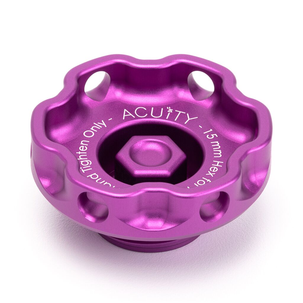 Acuity Satin Purple Podium Oil Cap
